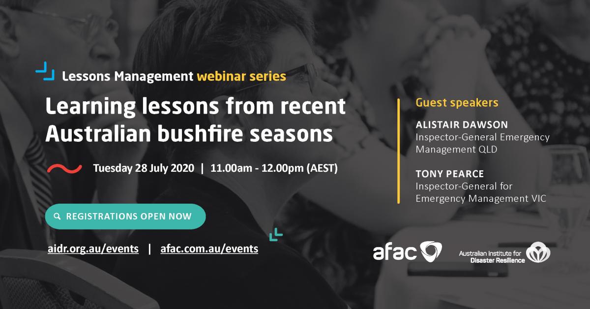 Promotion for the Lessons Webinar